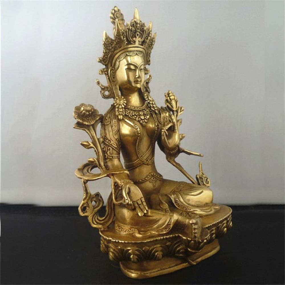 Amazon｜チベット仏教銅緑多羅菩薩神神観音菩薩仏像彫刻｜仏像